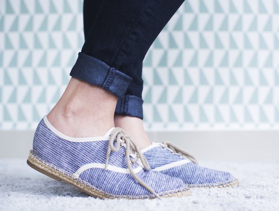 look_ootd_sapato_oxford_wishin_azul_palha_calca_azul_dobra_forever21