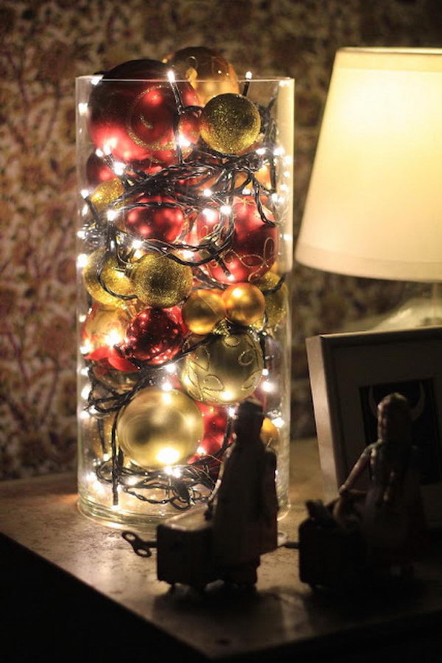 Diferentes formas de usar luzes no natal Diferentes formas de usar luzes no natal