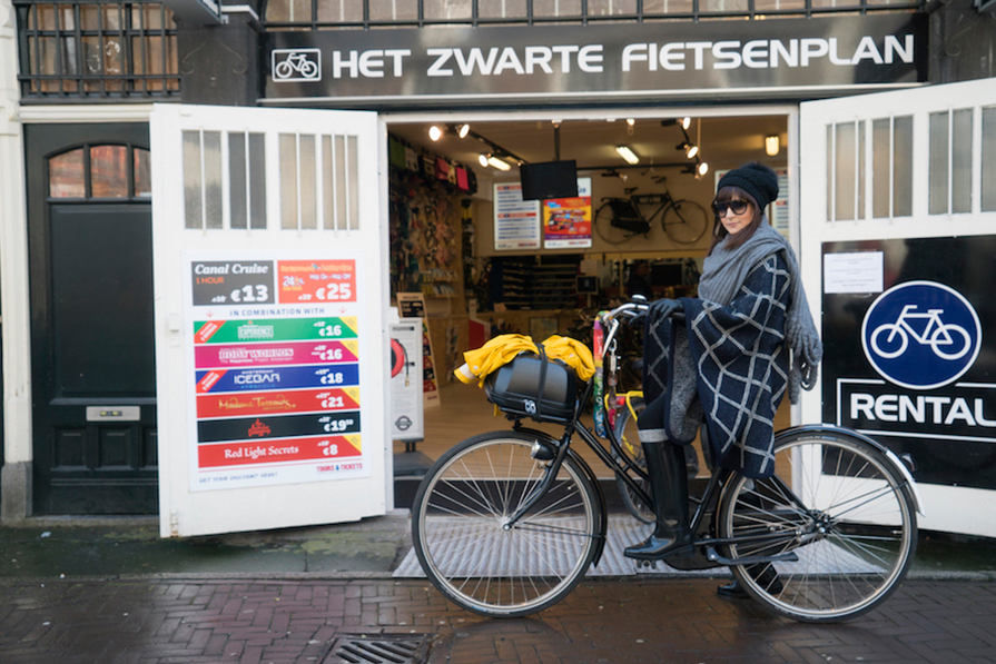 Alugar bikes em Amsterdam