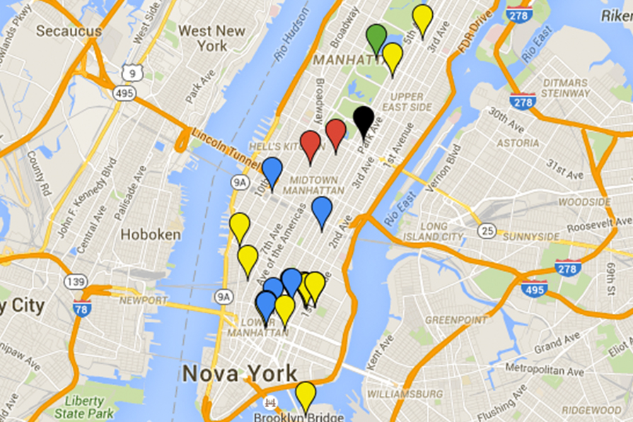 Meu roteiro: Nova York – Maio 2016