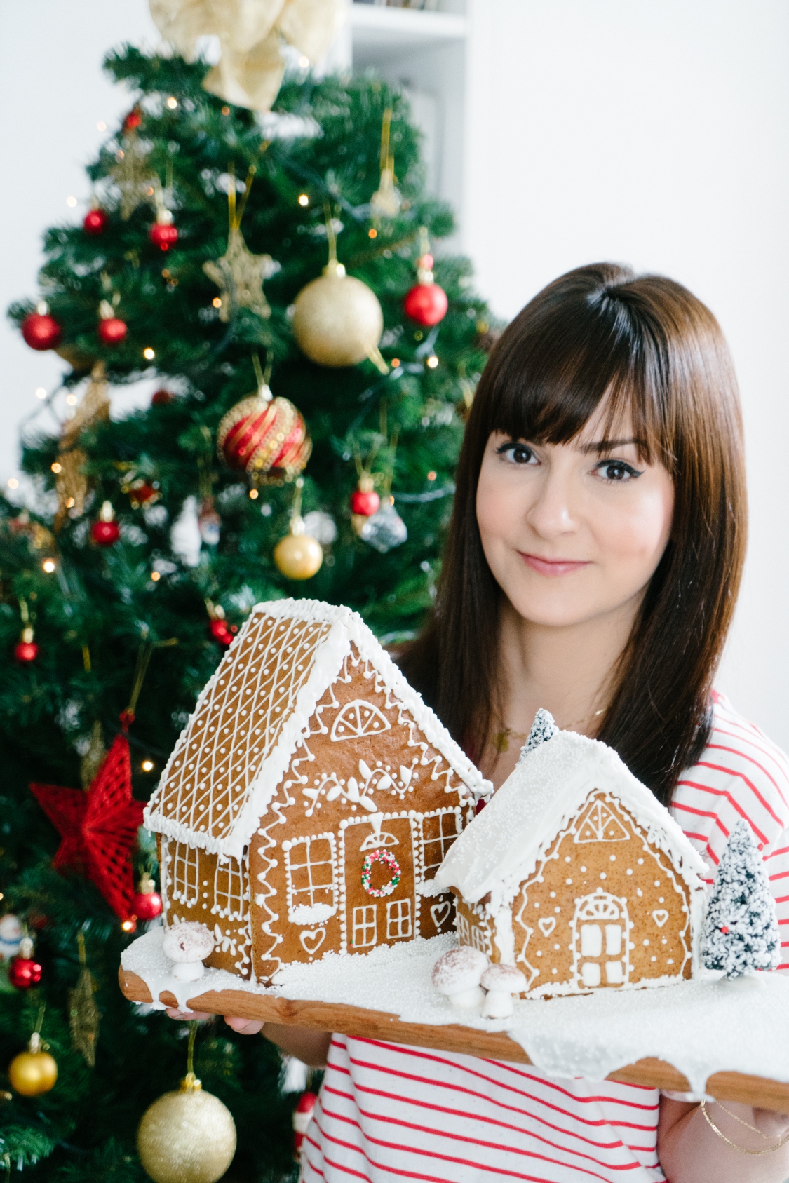 Casinha de biscoito de gengibre piñata - Danielle Noce Casinha de biscoito de gengibre piñata - Danielle Noce