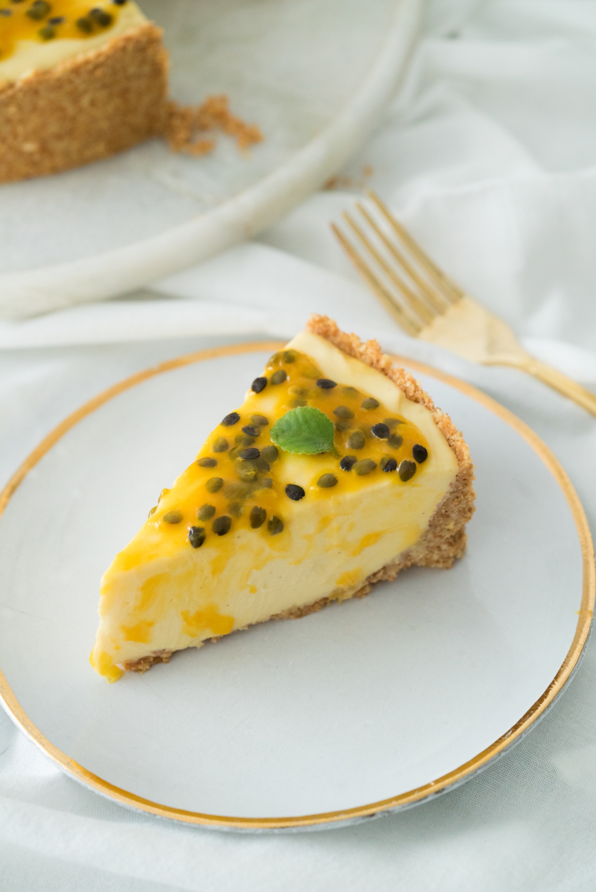 Cheesecake Fácil de Maracujá e Chocolate Branco - Danielle Noce