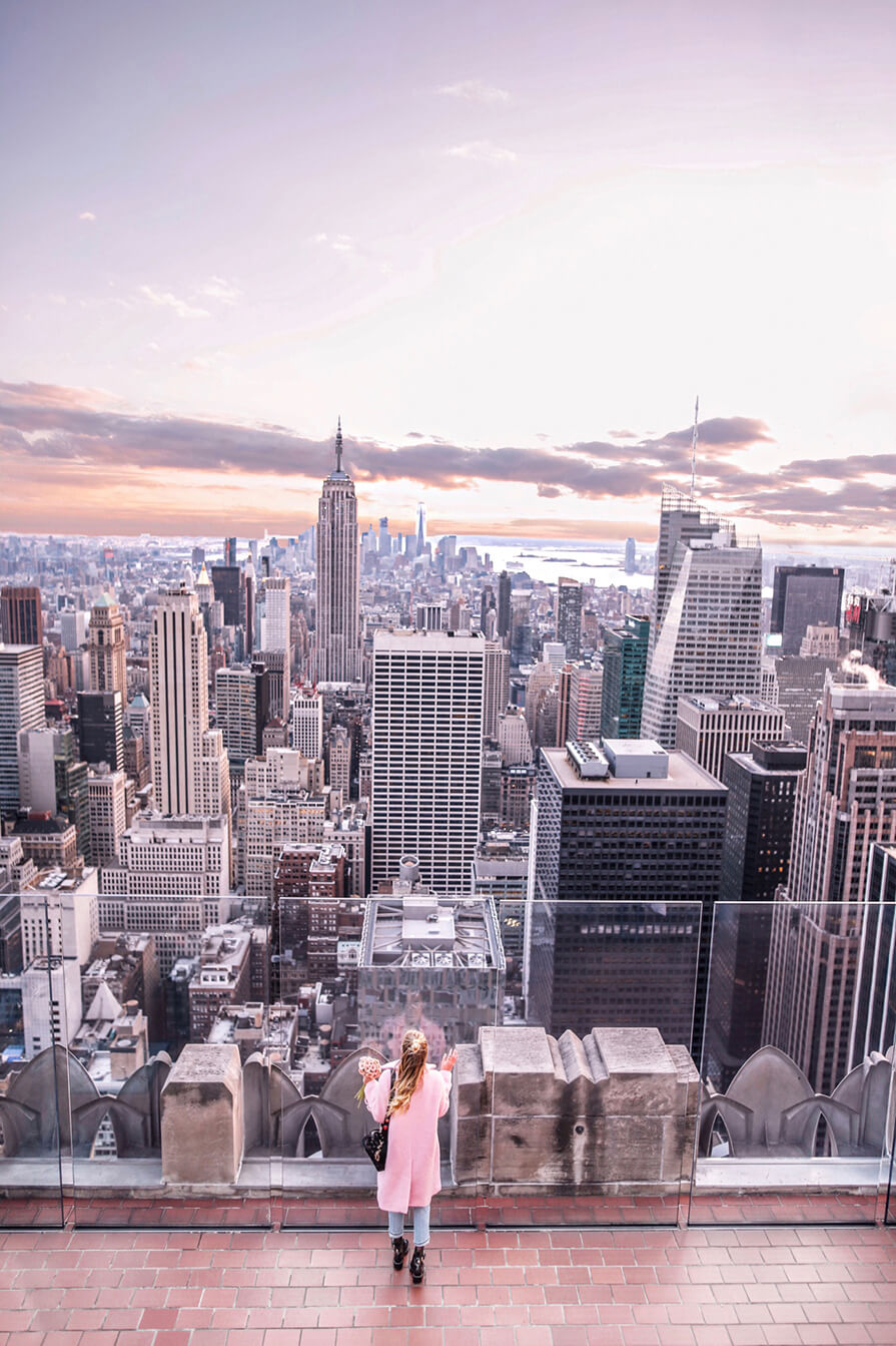 top of the rock