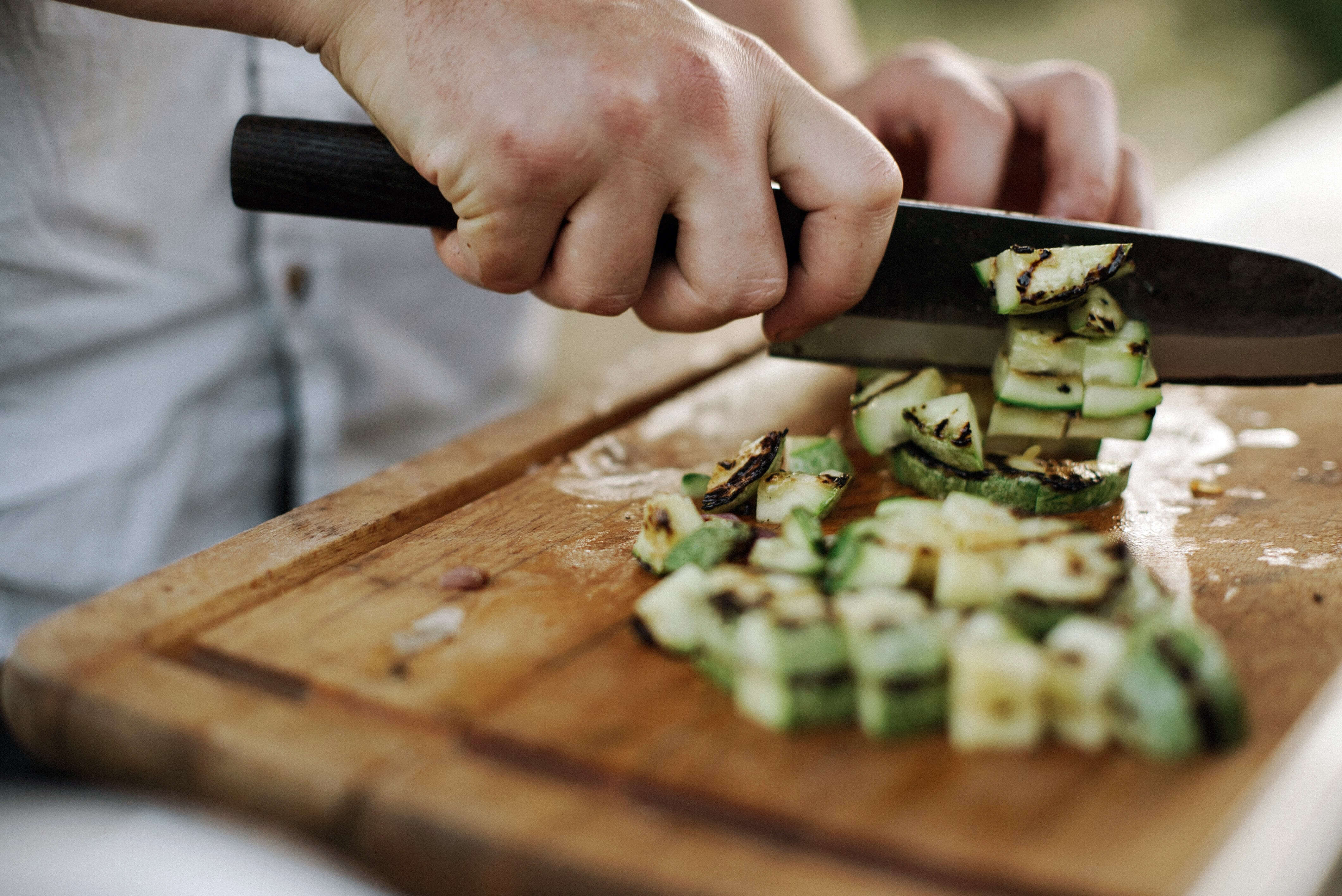 tipos de facas chef