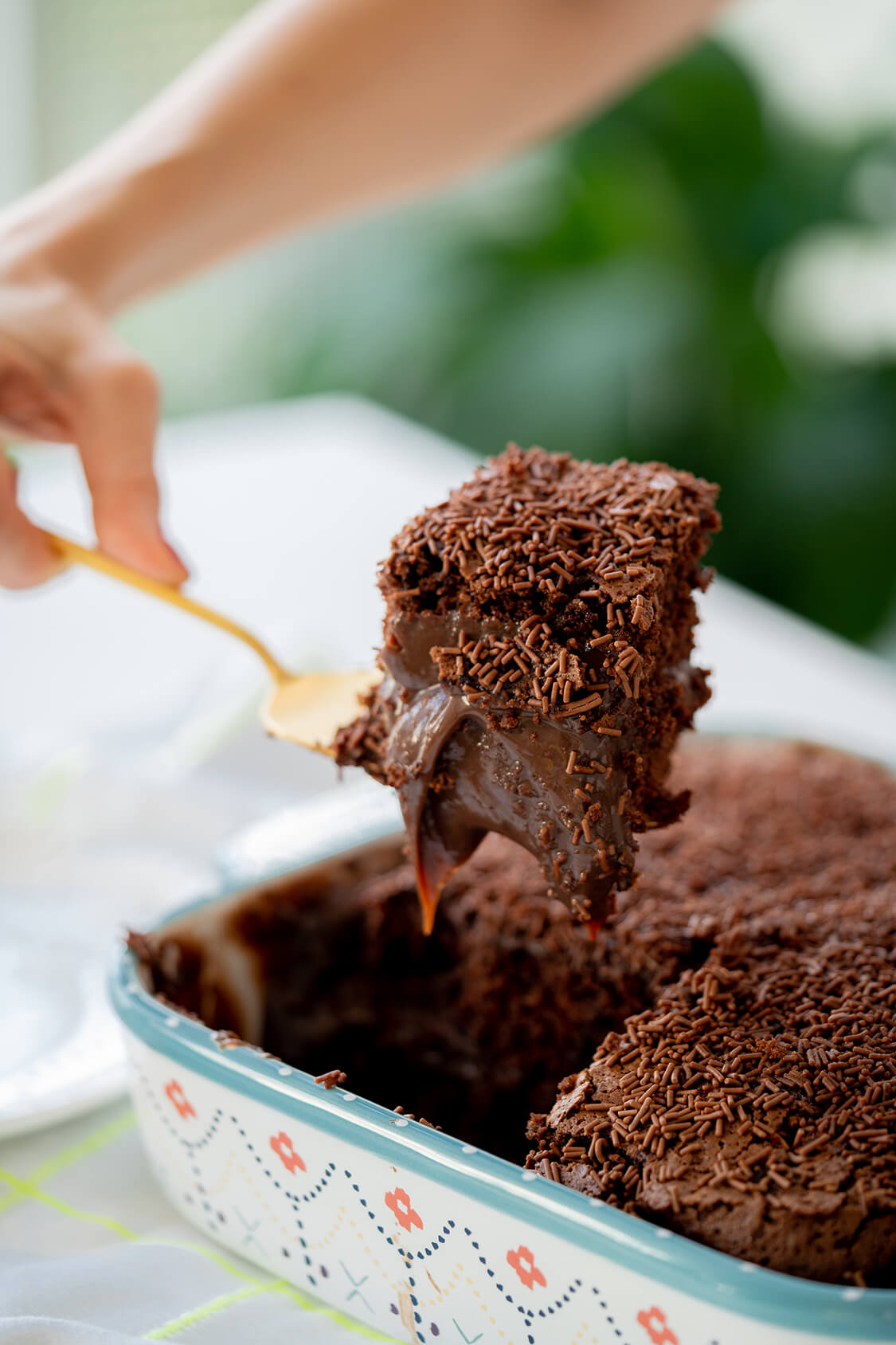 bolo gelado de brigadeiro