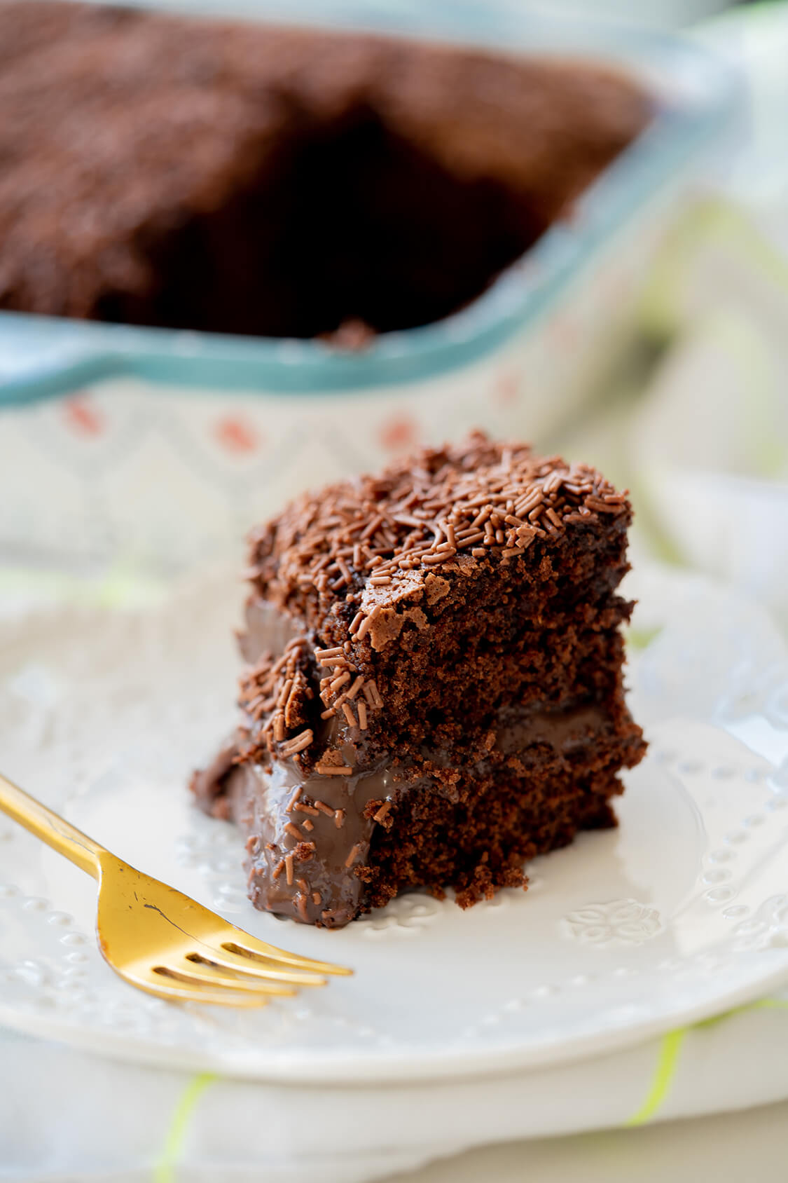 bolo gelado de brigadeiro