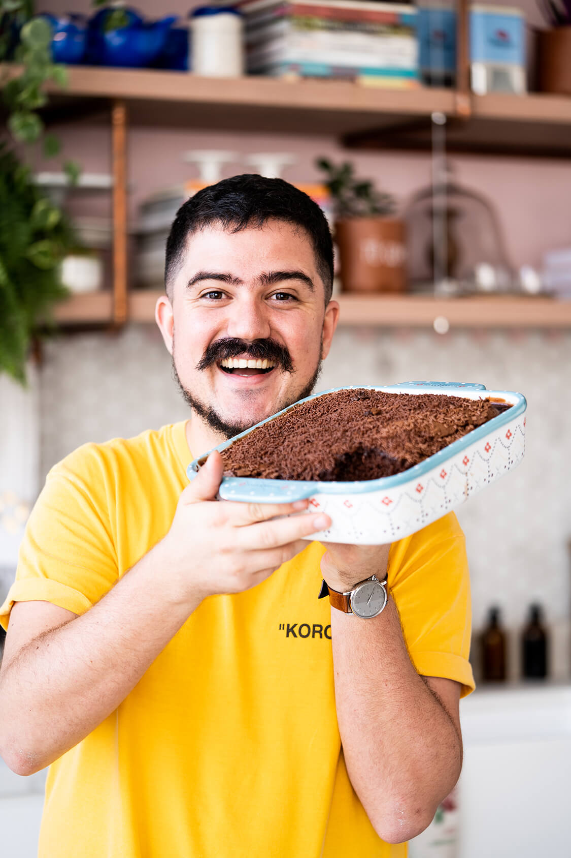 bolo gelado de brigadeiro