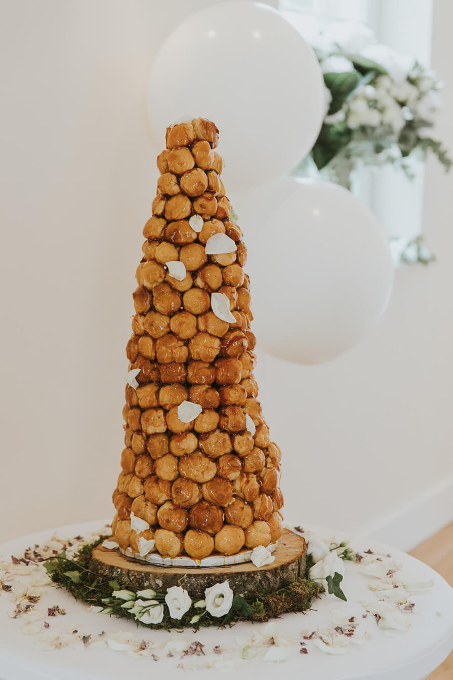 história do bolo de casamento