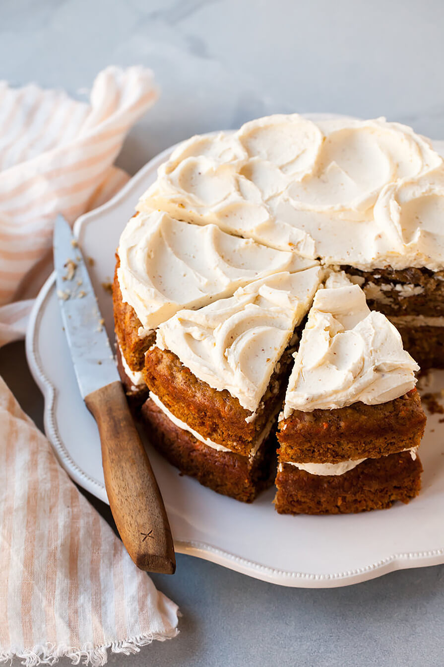 bolo de cenoura americano