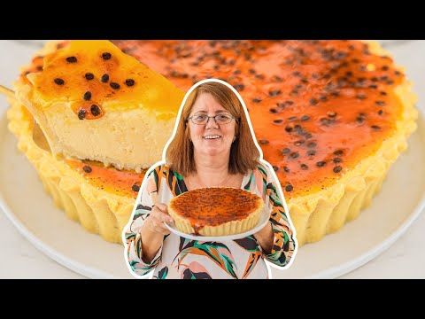 TORTA MOUSSE DE MARACUJÁ SOBREMESA SIMPLES E FÁCIL DE LIQUIDIFICADOR