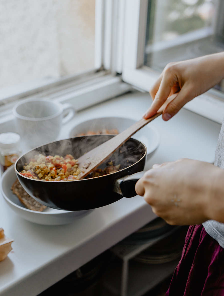 cozinhar em casa