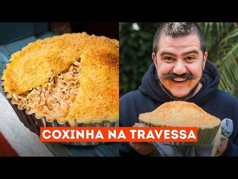 EMPADÃO CREMOSO AKA COXINHA CREMOSA NA TRAVESSA