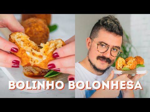 BOLINHO DE ARROZ COM QUEIJO, CARNE E MOLHO DE TOMATE | ARANCINI