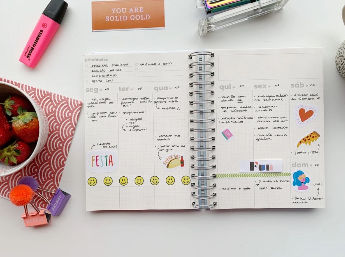 Planner, bullet journar ou agenda: qual o melhor para você?