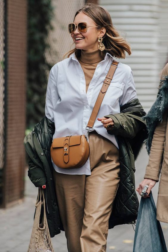 Camisa branca: como usar no inverno com combinações maravilhosas